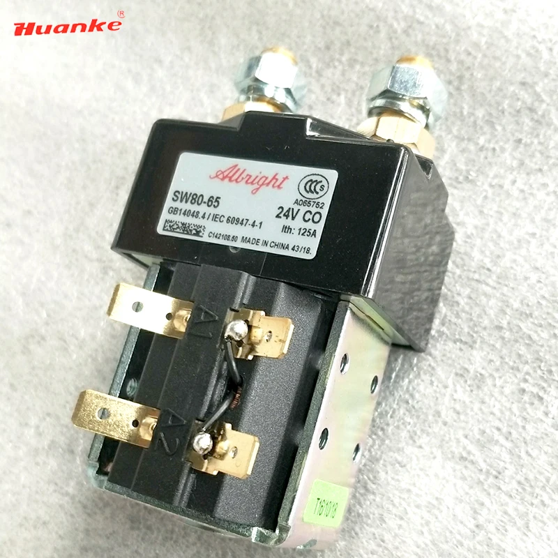 Оригинал 24 В а яркая модель контактор постоянного тока для тележки гольфа