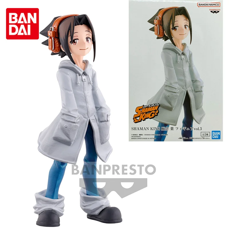 

Bandai Banpresto Original SHAMAN KING Anime Figure Yoh Asakura Action Figure Toys For Boys Girls Kids Children Birthday Gifts