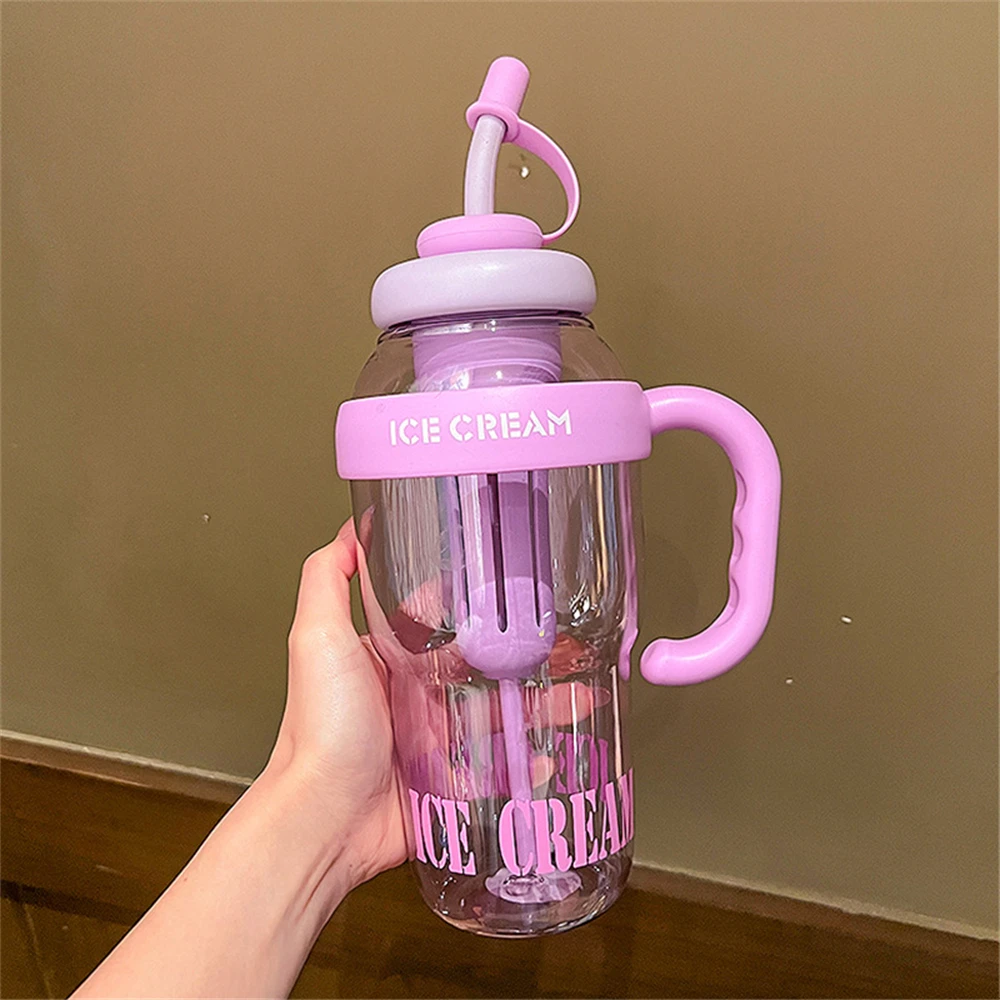 Портативная термостойкая чашка для льда большая емкость тонкий цилиндр