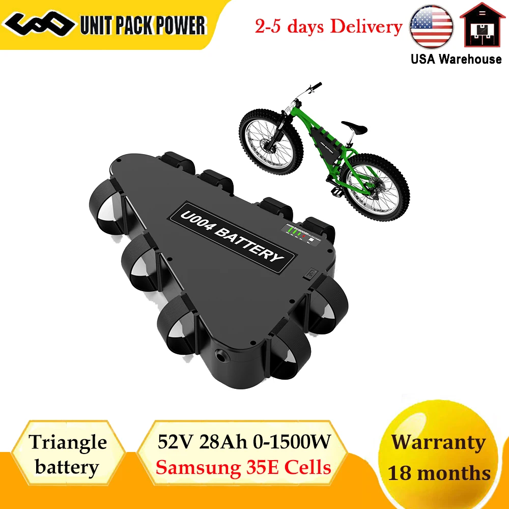 

Аккумулятор для электровелосипеда Samsung Ebike, 52 в, 28 Ач, треугольный Аккумулятор для электровелосипеда Bafang Tongsheng, 48 В, 52 в, 500 Вт, 750 Вт, 1000 Вт, 1500 Вт,...