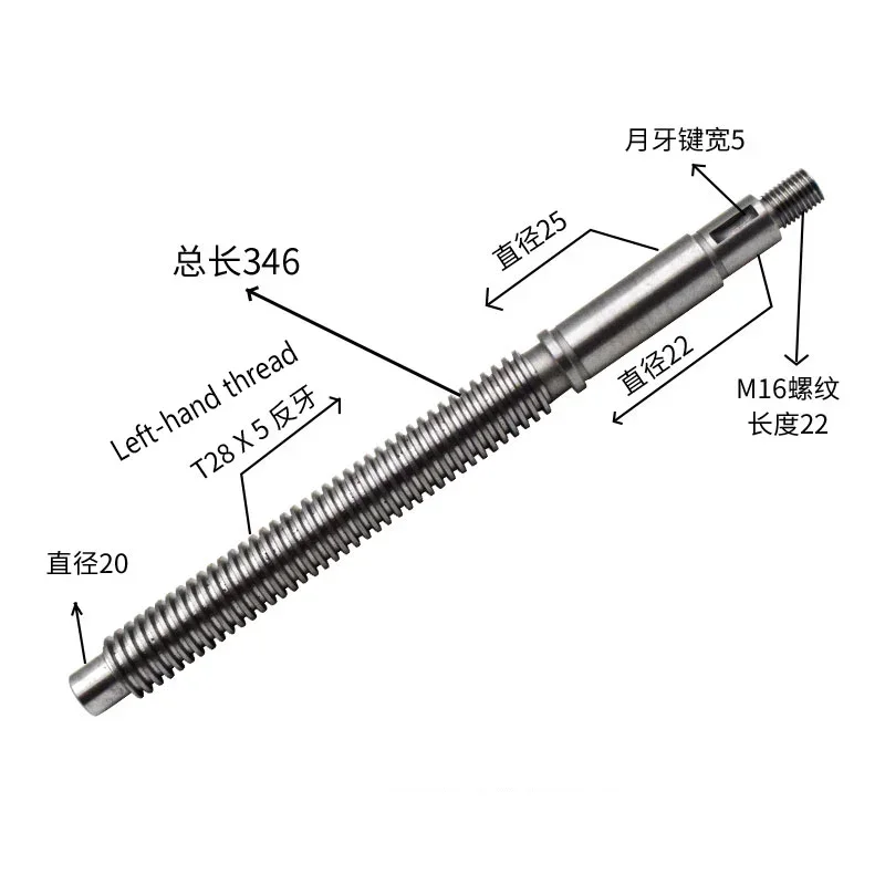 CY6140/CS6140 Гайка винта задней бабки медной втулки Винт 6150 Аксессуары для