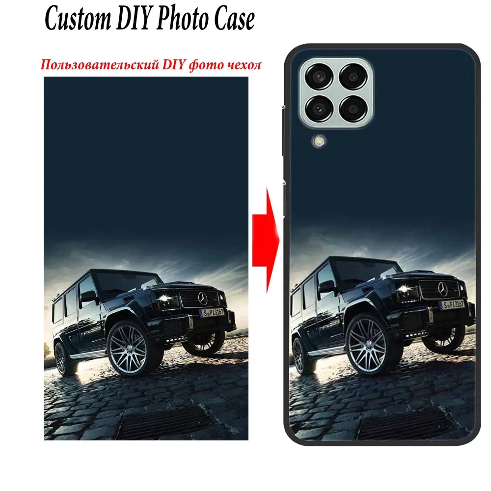 

Custom Phone Case For Samsung Galaxy M33 M53 M52 M23 M22 M32 M12 M62 M51 M31S M30S M21 M11 Silicone Cover DIY Photo Picture Name