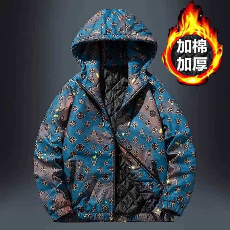 2021 New Men's Cotton-padded Jacket Winter Thick And Warm Male Jacket Korean Style Trendy Cotton Clothing Large Size Coat