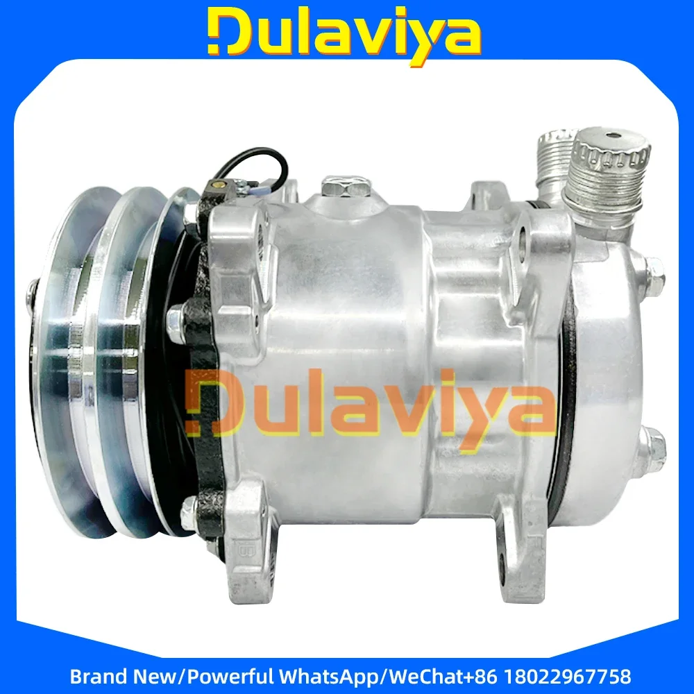 ДЛЯ нового компрессора переменного тока Sanden sd507 5H11 507 Компрессор 12 В 24 2 канавки V