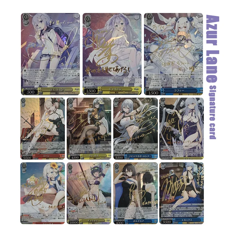Фото Сделанные своими руками коллекционные карточки-игрушки Azur Lane: персонажи HMS Cheshire, IJN Taiho, HMS Formidable – отличный подарок №1
