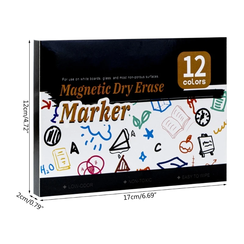 Магнитные маркеры Маркер для сухого стирания ручки белых досок Ручки Стираемые