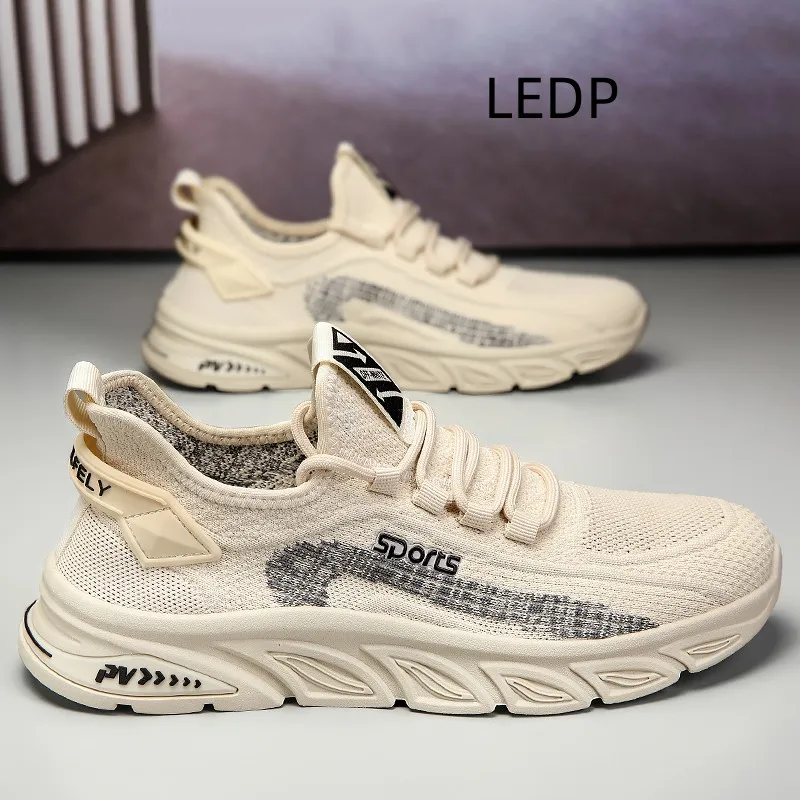 

Men's Flying Woven Sneakers Trendy Shoes 2023 New Casual Fashion Comfortable Running Wear-resistant Men's Shoes Bestsellers