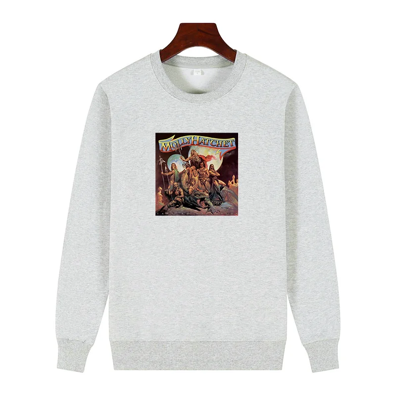 Футболка Molly Hatchet для флирта с надписью Hard Rock Band толстовки графическим рисунком