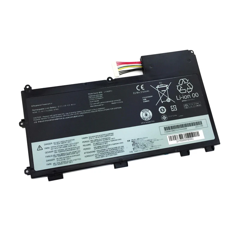 Новый оригинальный аккумулятор L11S3P51 L11N3P51 45N1091 45N1089 45N1090 для ультрабука Lenovo ThinkPad