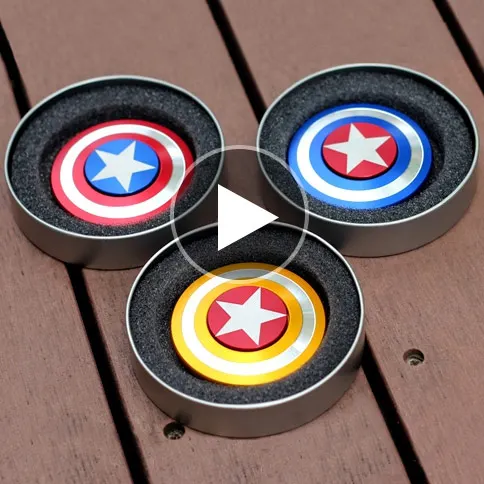 

Inception space between the fingers spiral out of print shield children Captain America strong fidget spinner