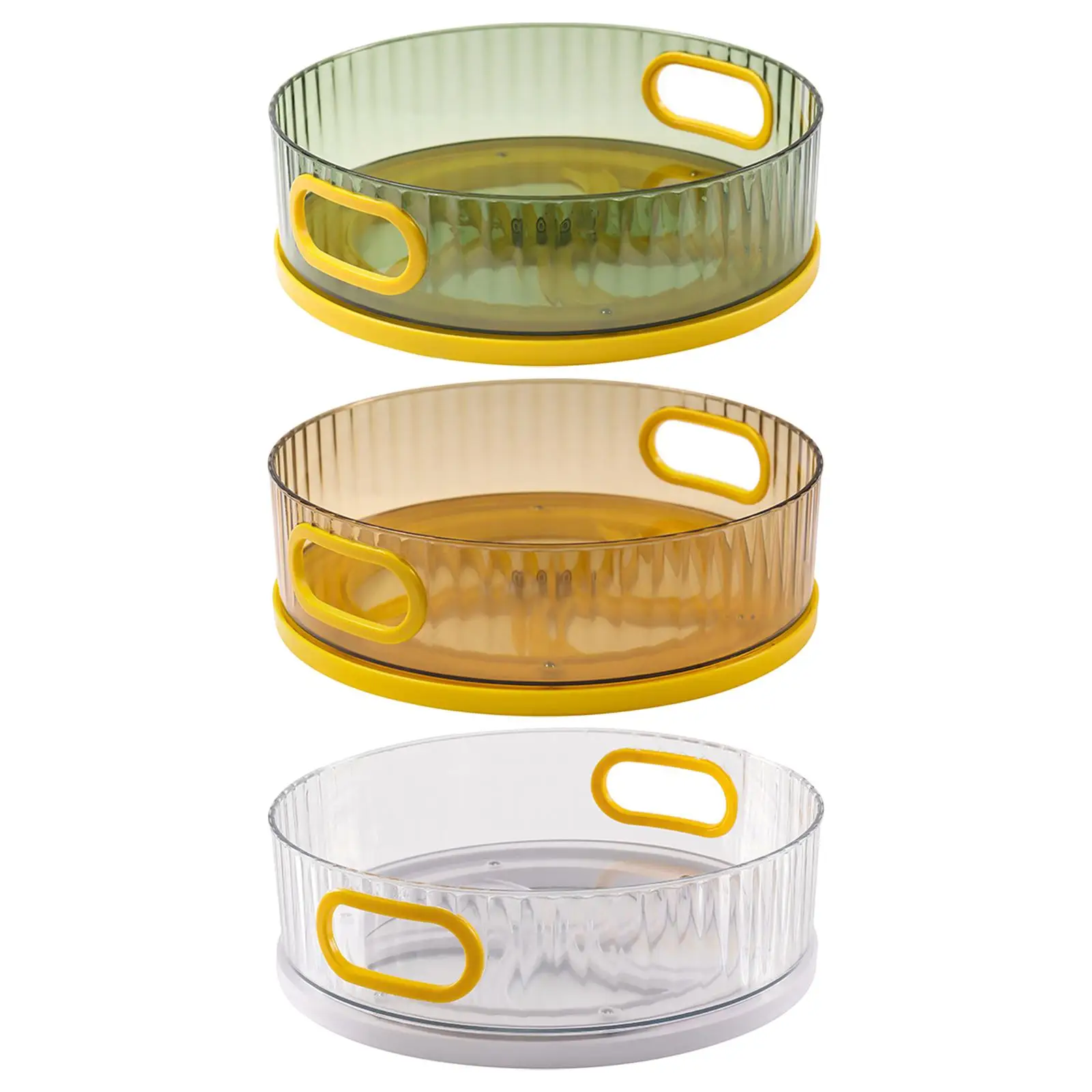 

Rotating Turntable Organizer Display Rack 360° Rotating Cosmetic Storage Box Perfume Display Tray for Cabinet Pantry Countertop