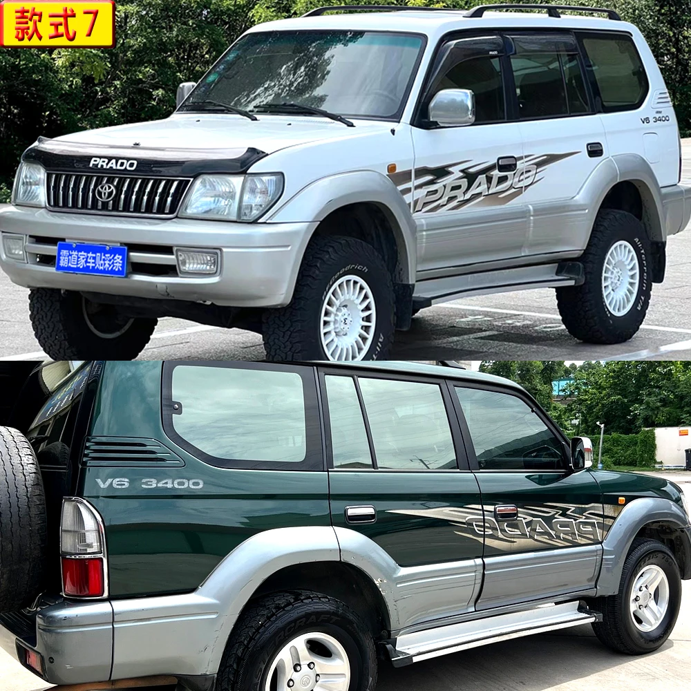 Автомобильная Наклейка для Toyota Prado 1998-2003 V6 3400 lc95 корпус внешняя модификация Пленка Наклейки Аксессуары