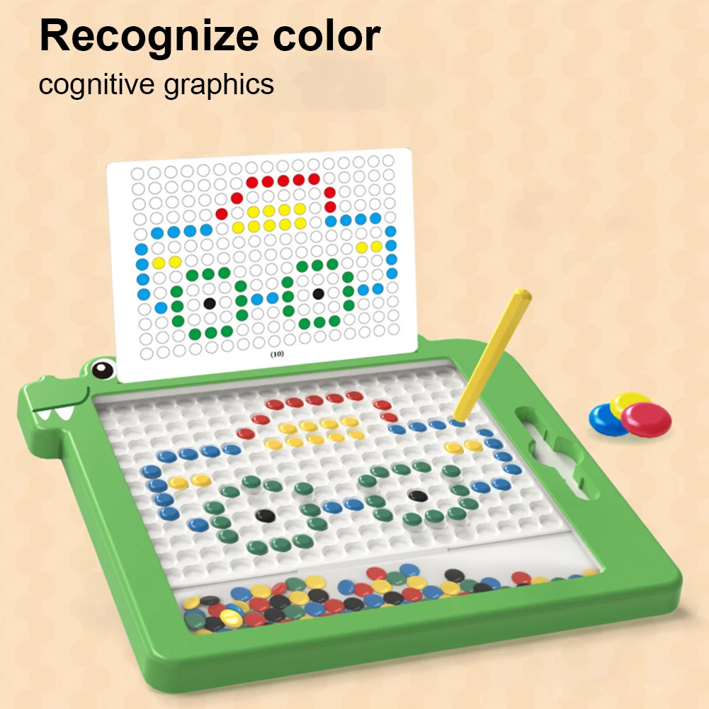 

Магнитная доска для рукописного ввода со стальными шариками, портативный цифровой блокнот, экологически чистый, для раннего развития ребен...