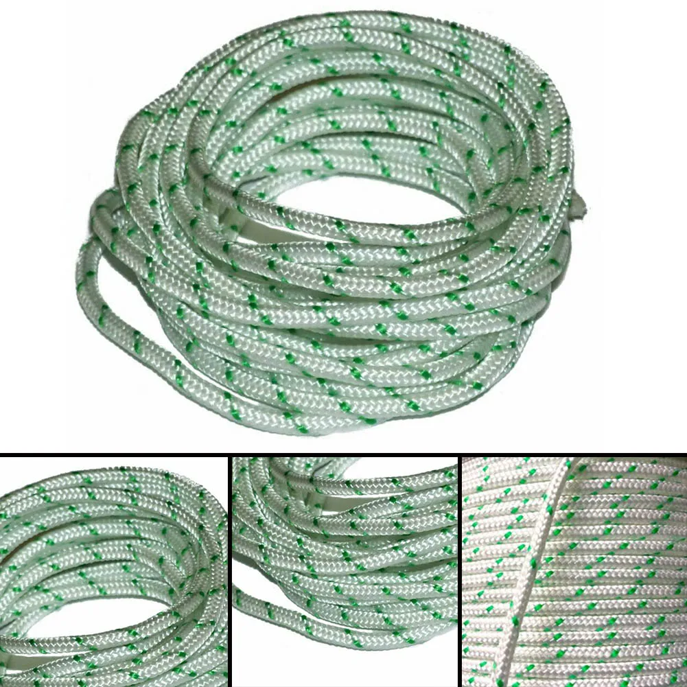 

2Pcs Strong 4.5x2M Recoil Starter Cord Pull Start Rope For Husqvarna Chainsaws Lawn Mower Engine Atco 4mm Diameter Oil Petrol