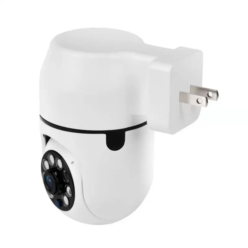 

Камера видеонаблюдения 90 дБ с подключением к лампочке, камера ночного видения с двухсторонним звуком и поворотом на 360 градусов, инфракрасная камера для умного дома