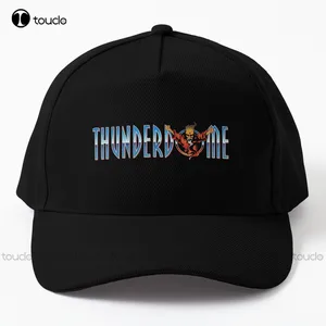 Thunderdome Logo Hardcore Gabber Techno Hardstyle Baseball Cap Hats For Men Fashion Personalized Custom Cartoon Streetwear Gift