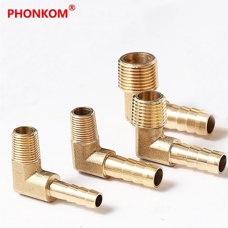 Латунный резьбовой соединитель PHONKOM для шланга с внутренним диаметром 6-25 мм