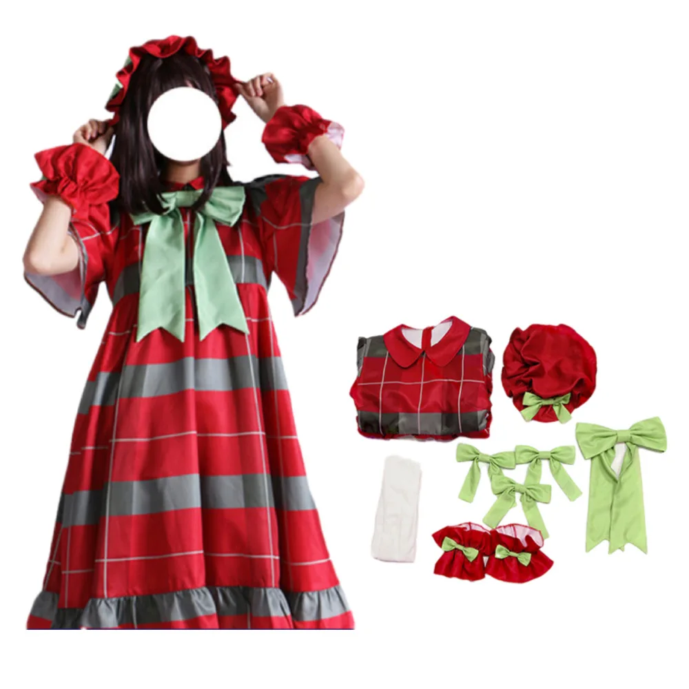 

Anime PERFECT DREAM PROJECT Emma Verde Cosplay Halloween Christmas Party Love Live Red JK Dress Outfits Suit Costumes Unisex