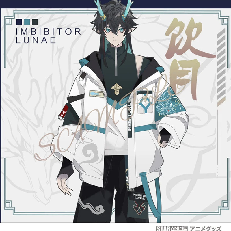 Худи для косплея Honkai Star Rail Dan Heng Imbibitor Lunae свитшот повседневная куртка на молнии в