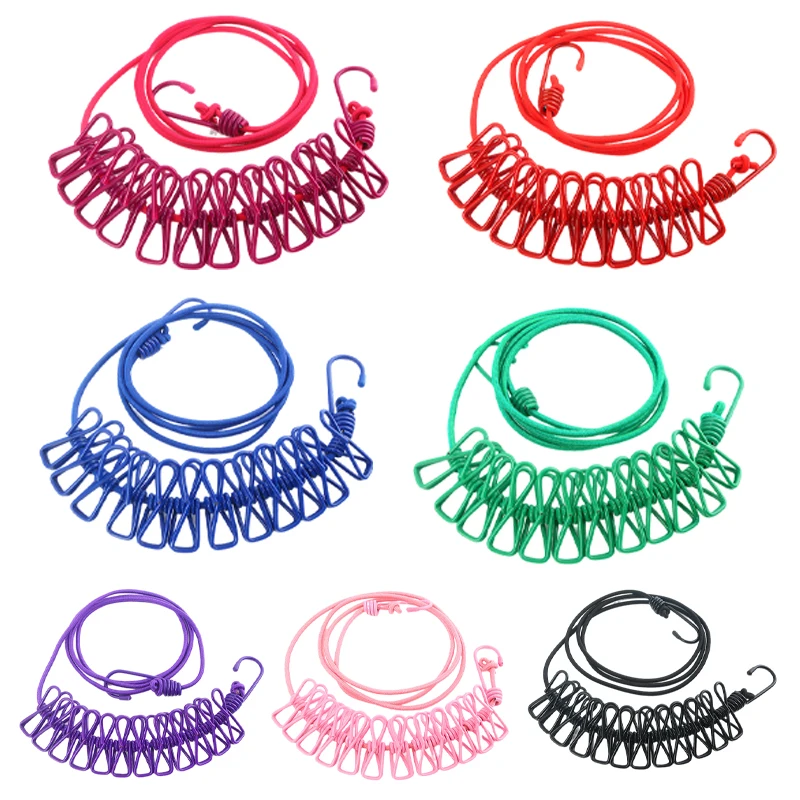 

Ветрозащитная веревка для одежды, веревка для сушки одежды, веревка для одежды, многофункциональные инструменты для кемпинга, путешествий, дома