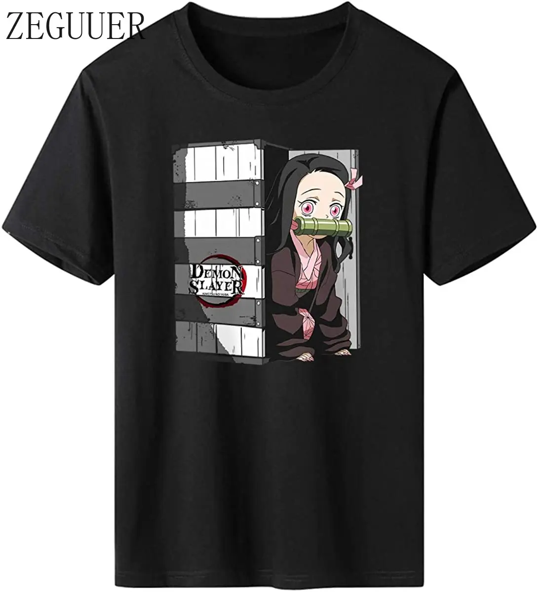 

Женская футболка с японским Аниме Манга, рассекающий демонов, футболка в коробке, кавайная женская футболка унисекс в стиле Харадзюку 2022