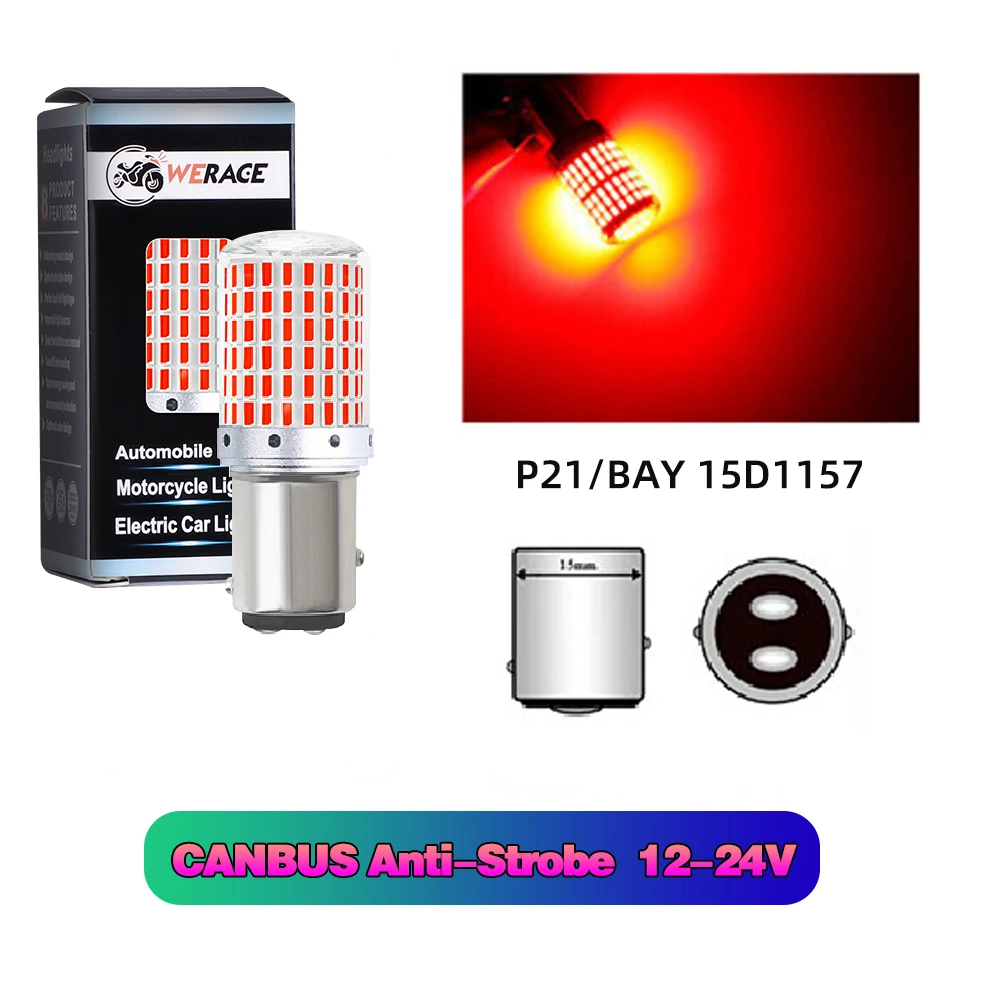 

Автомобисветильник лампа s сигнальная лампа 1156 PY21W BAU15S 1157 P21/BAY15D T20 7440/W21W 144SMD светодиодные лампы Автомобильный поворотный свет без ошибок Canbus 12-24 В