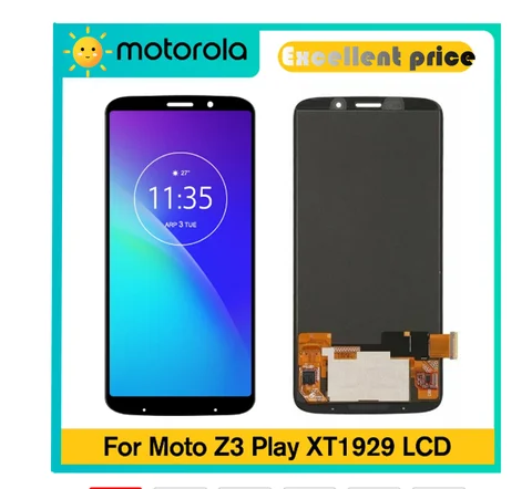 ЖК-дисплей 6,01 "для Motorola Moto Z3 Play, сенсорный экран с дигитайзером в сборе для MotorolaZ3Play Z3Play xtзакладки, экран 6.