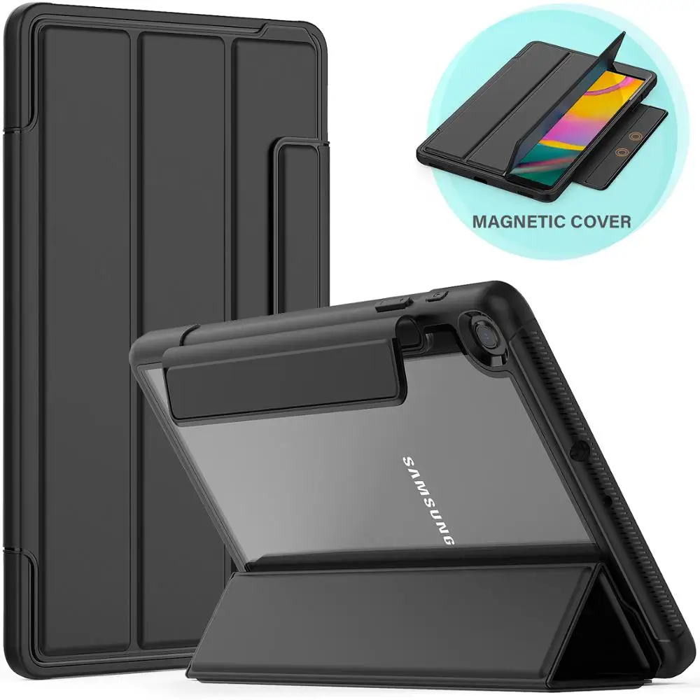 

Прозрачный чехол-накладка для Samsung Galaxy Tab A 10 1, чехол 2019 дюйма, T510, T515, умный чехол для планшета Samsung Tab A 10,1, 2019