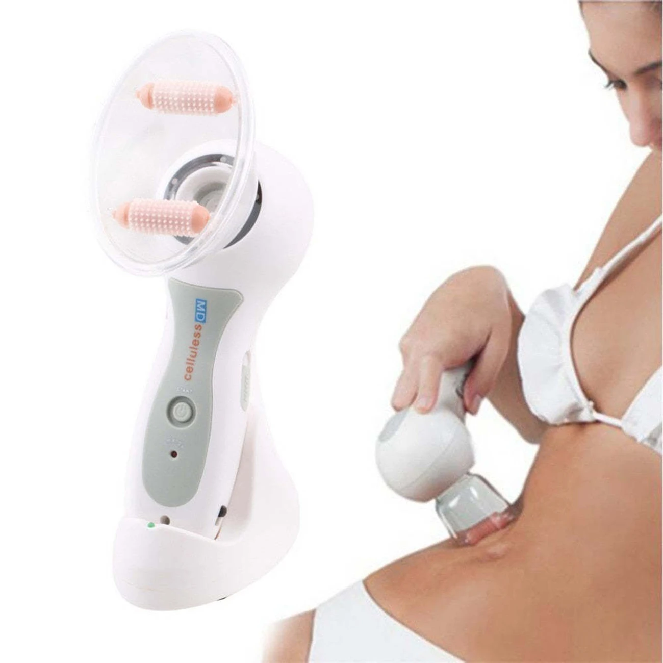 

Liposuction Machine Roller Instrument Apparatus Handle-held Massage Body Slimming Electric Cupping Device Abdominal Exercise