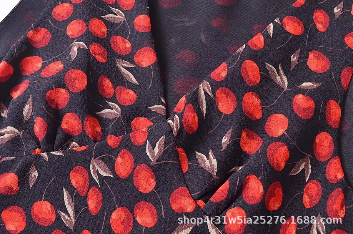 2024 весна-лето новая женская одежда французское винтажное платье без рукавов с