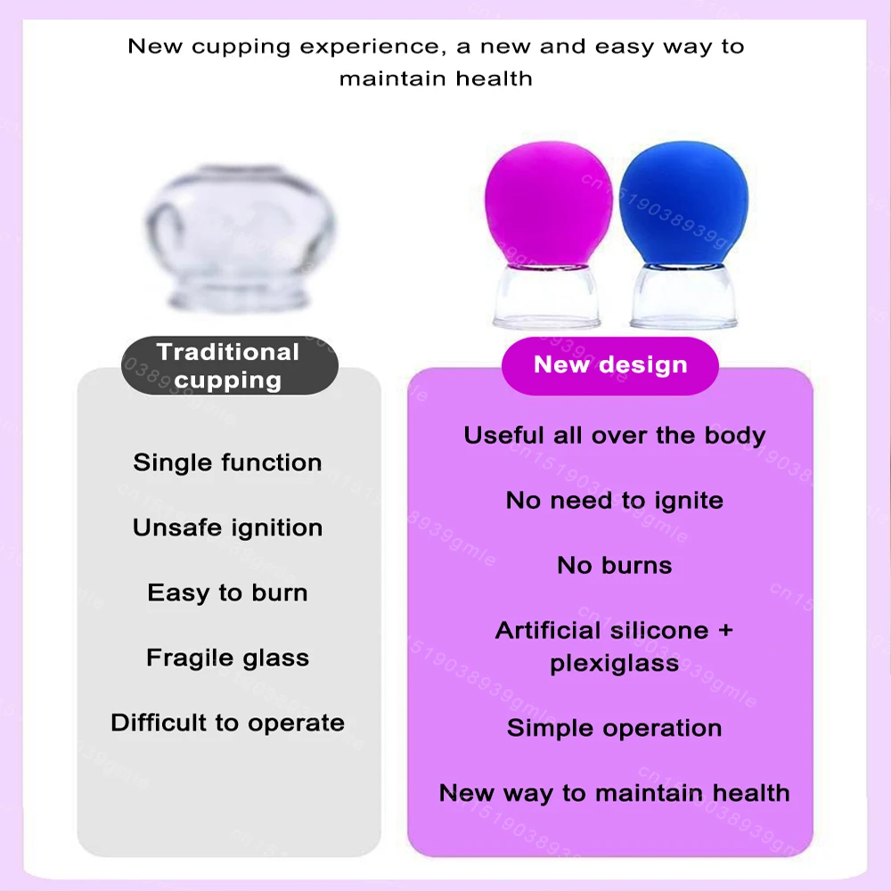 Силиконовые банки для лица баночные чашки лифтинг-массаж китайский набор банок