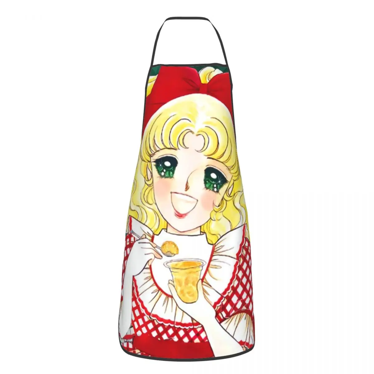 

Kawaii Candy Candy Aprons for Men Women Vintage Shoujo Manga Adult Unisex Kitchen Chef Bib Tablier Cuisine Cooking Baking