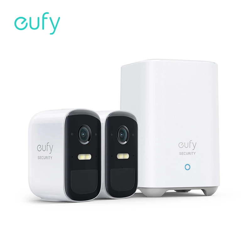Pаспродажа Беспроводная система безопасности Eufy Security EufyCam 2C Pro, разрешение 2 к, срок службы батареи 180 дней, без ежемесячной платы, ночное видение, ЕС и Ве...