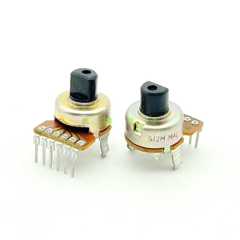 2 шт. R12 тип B50K D50K стерео канал потенциометр регулировки громкости D вал 6 мм