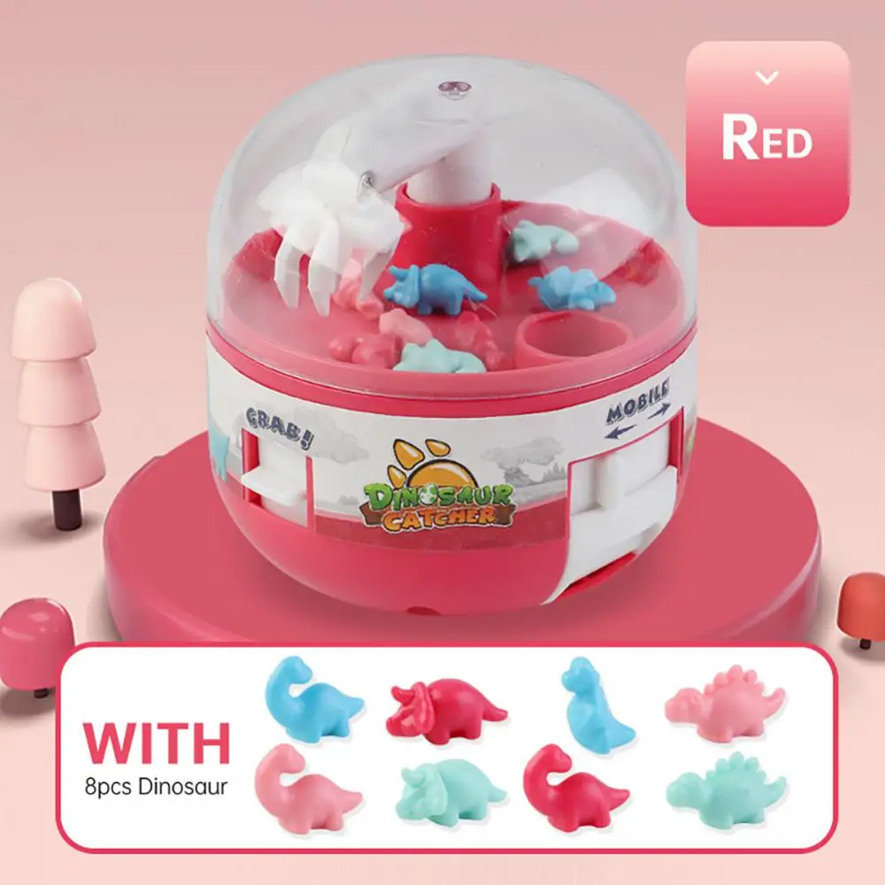 

Capsule Machine Mini Dinosaur Catcher Interactive Toys Children's Toddler Mini Claw Machine Catching Grabbing Capsule Machine