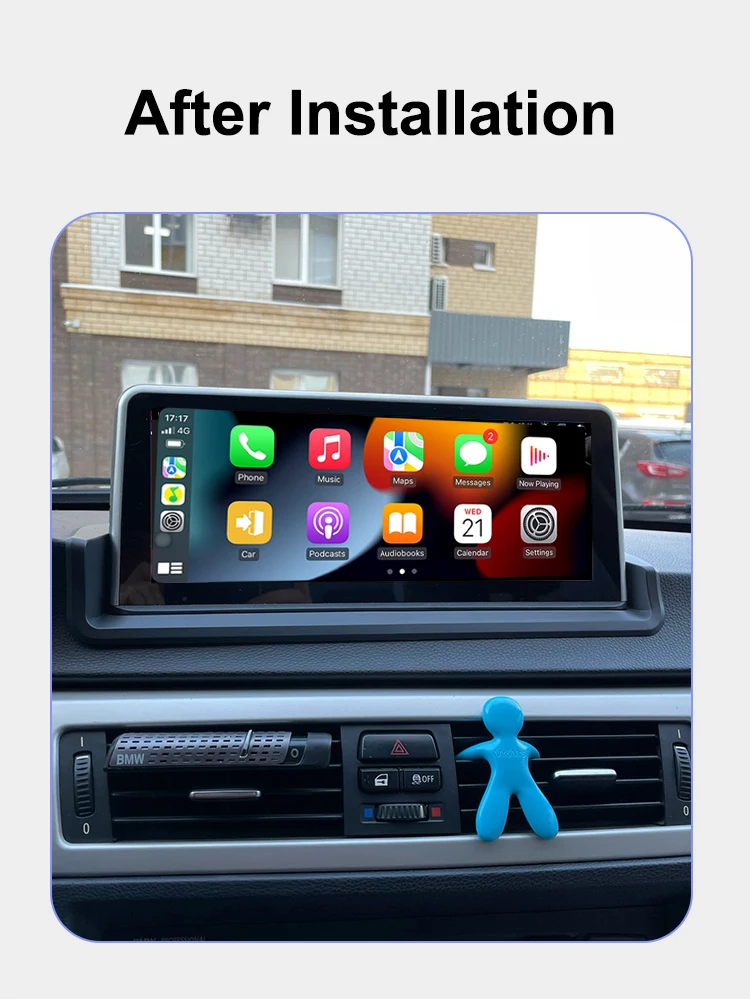 Bonroad 10 25 'ɻMW E90 Linux беспроводной Carplay Android автомобильный мультимедийный экран
