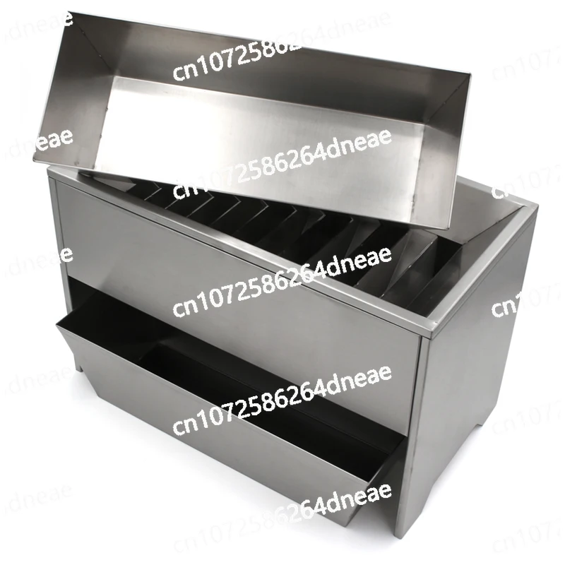 Горизонтальный образец из нержавеющей стали зерно зерна кукурузы пшеницы