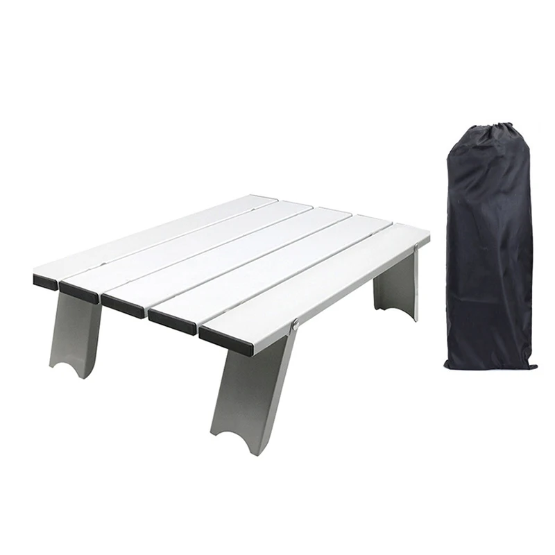 

Portable Foldable Table Camping Outdoor Furniture Computer Bed Tables Picnic Aluminium Alloy Ultra Light Folding BBQ Desk