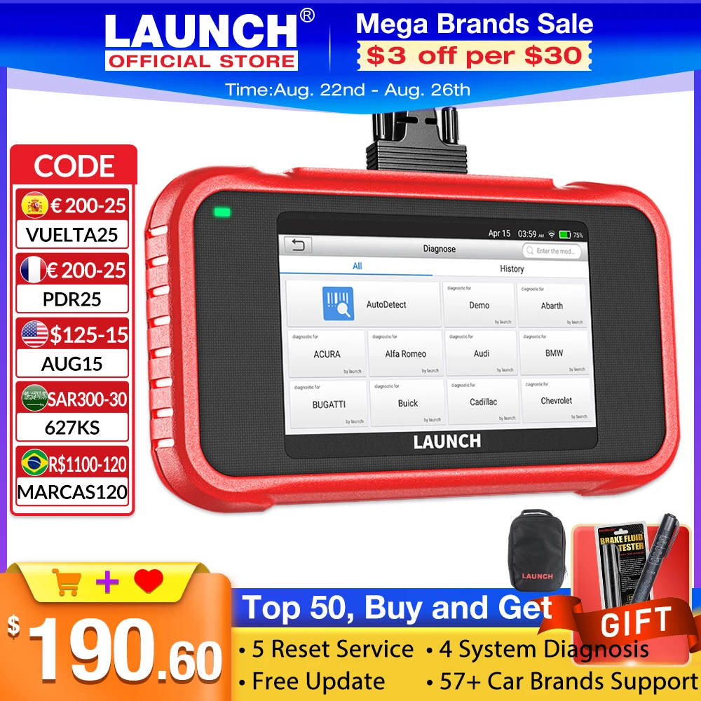 	LAUNCH X431 CRP129E Diagnostic	