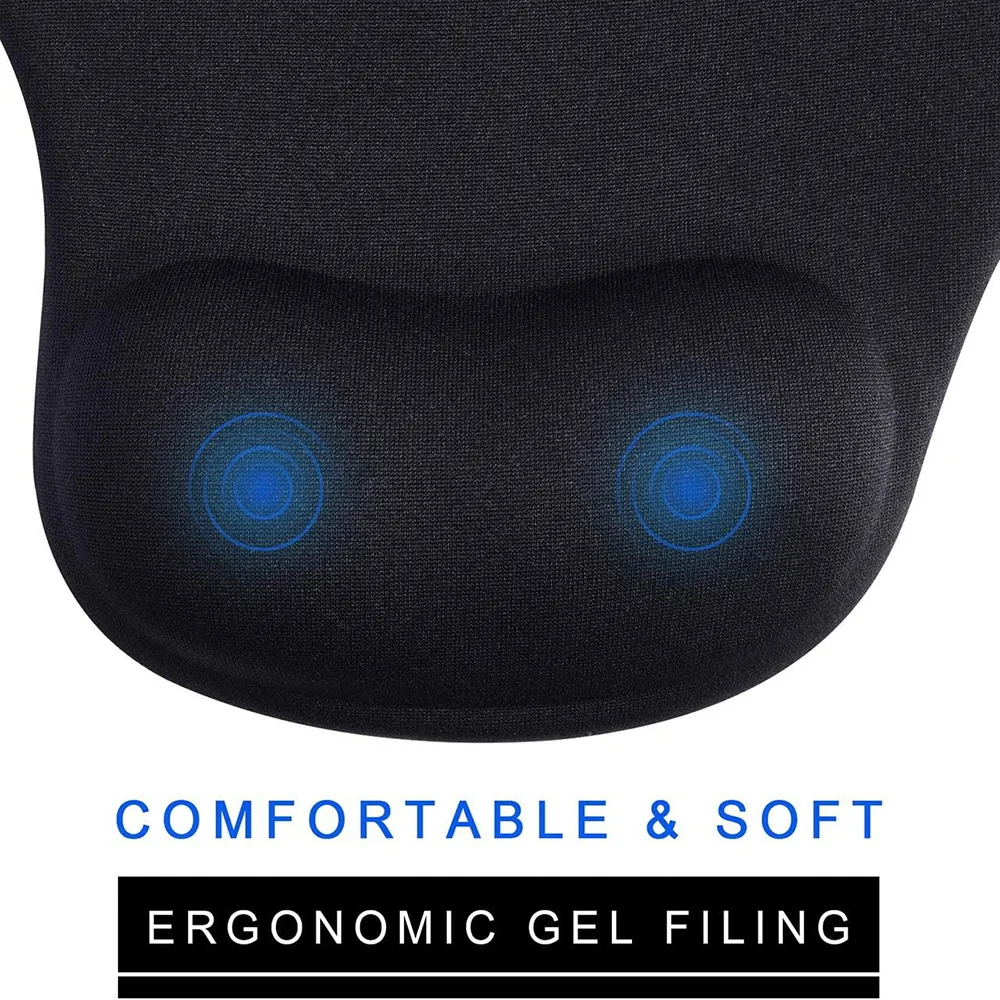 Защитный коврик для мыши на запястье офисного стола мягкий удобный хлопковый с