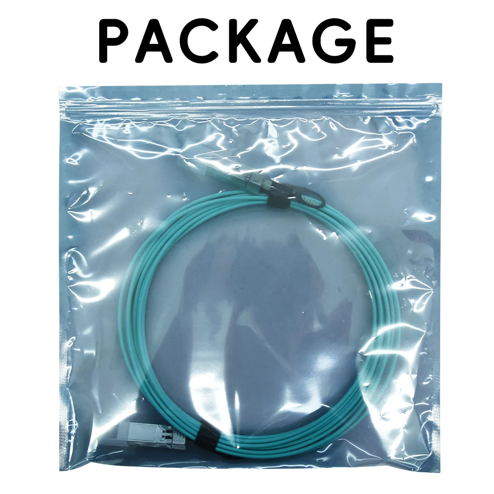 Кабель AOC OM3 10G SFP+ 1 м 3 10 Гбит/с SFP+-SFP+ совместимый с кабелем Cisco MikroTik Intel Switch