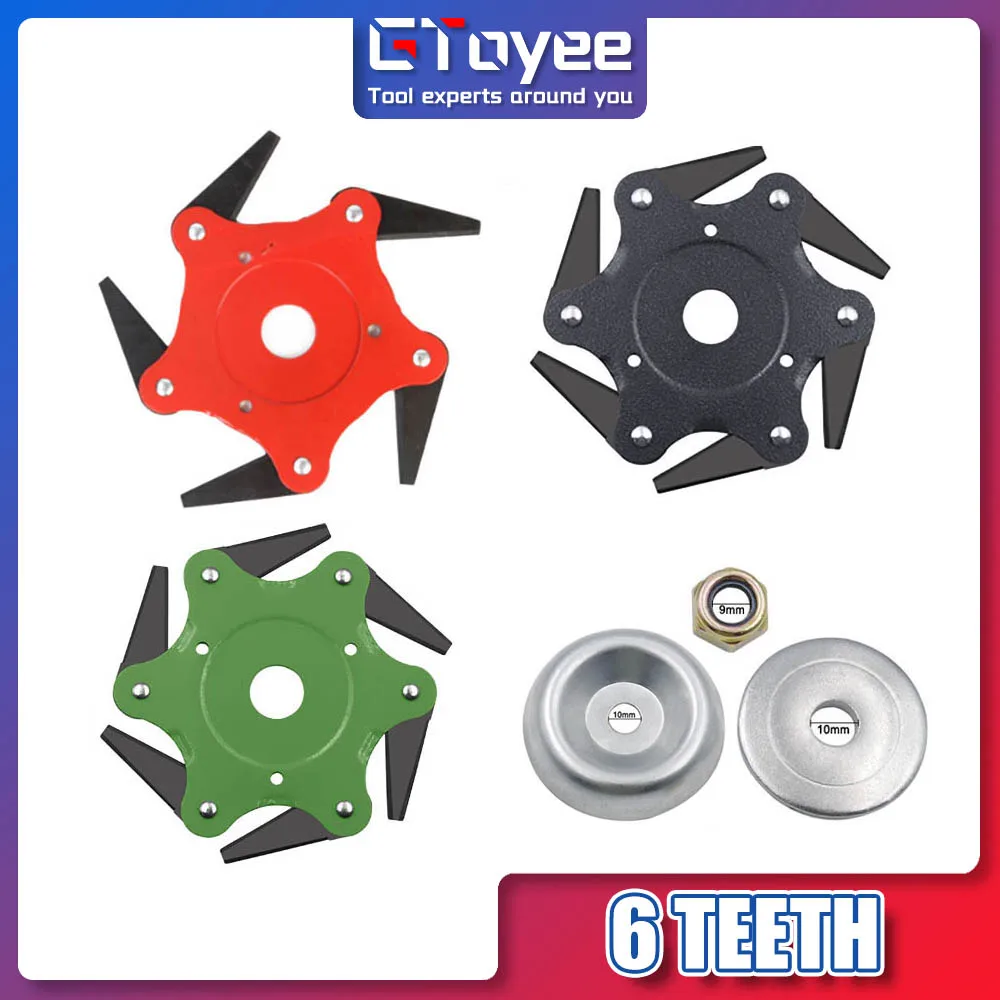 

Универсальный триммер для травы, стальная головка с 6 зубцами, Легкая резка, для сада, ремонта, прополки