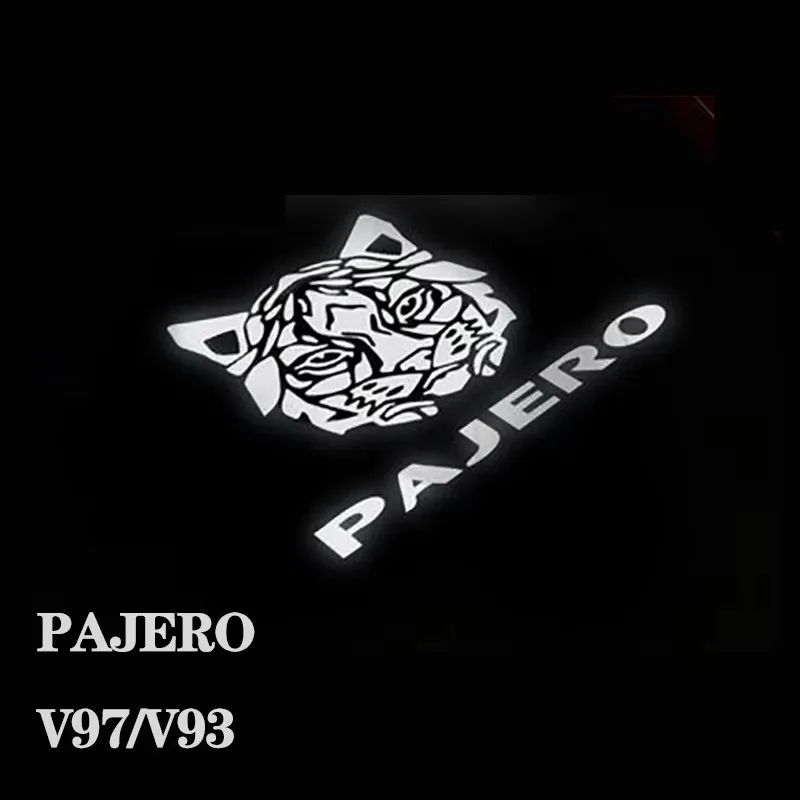 Фото 2 шт. для Pajero V97V93, приветственный свет, освещение двери автомобиля, лампа проекционной лампы, украшение с логотипом Lynx, окружающий свет, ремонт №2