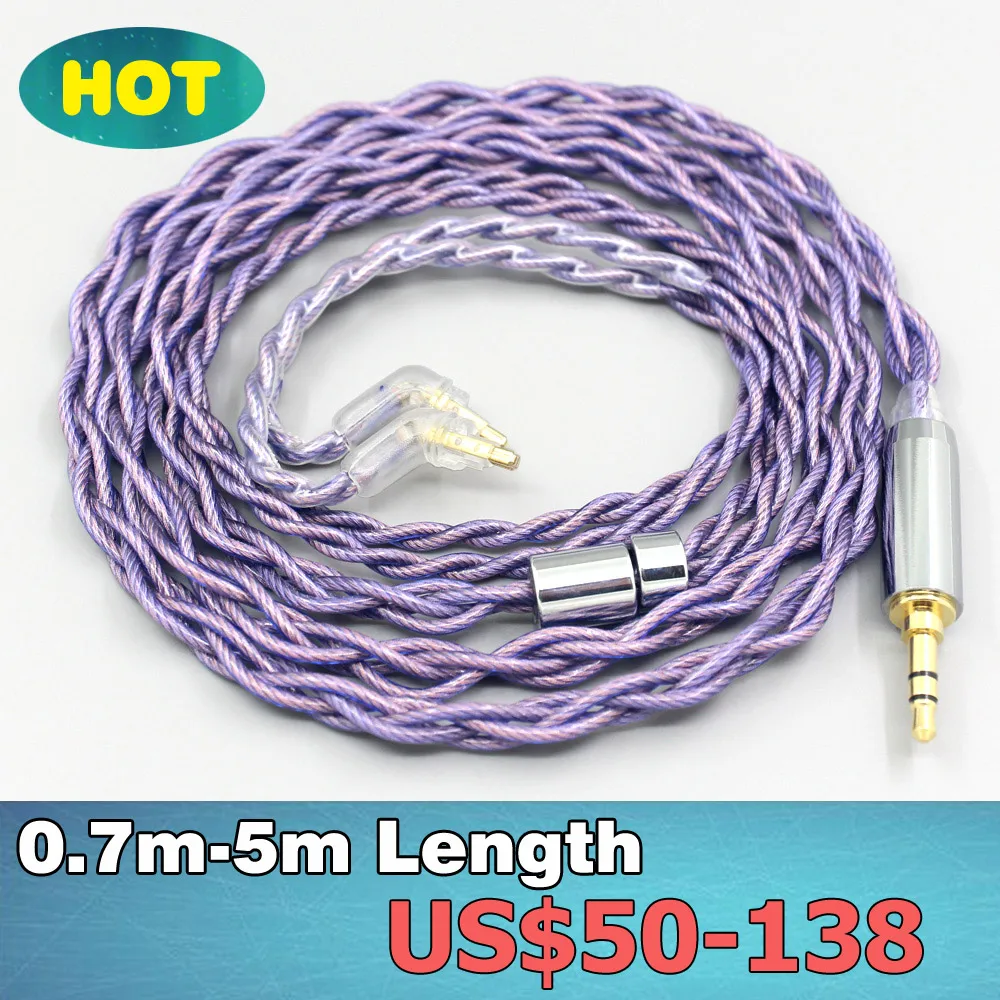 Type2 1.8mm 140 cores litz 7N OCC Earphone Cable For Sony MDR-EX1000 MDR-EX600 MDR-EX800 MDR-7550 LN007890