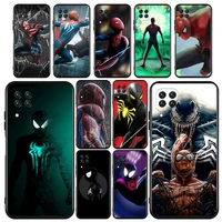 marvel spiderman character for huawei nova 2i 3 3i 5t 6 7 7i 8 8i 9 pro mate 10 20 40 lite pro black luxury silicone phone case