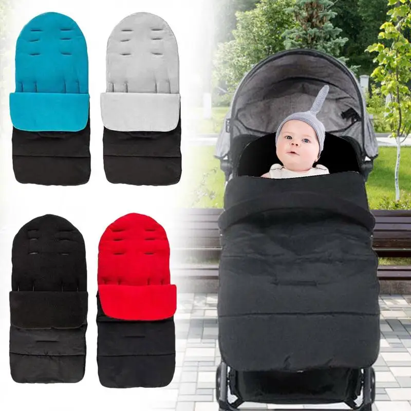 

Stroller Warm Cover Windproof Stroller Cover For Winter Infant Universal Baby Thicken Stroller Footmuff Bunting Sleeping Bag To