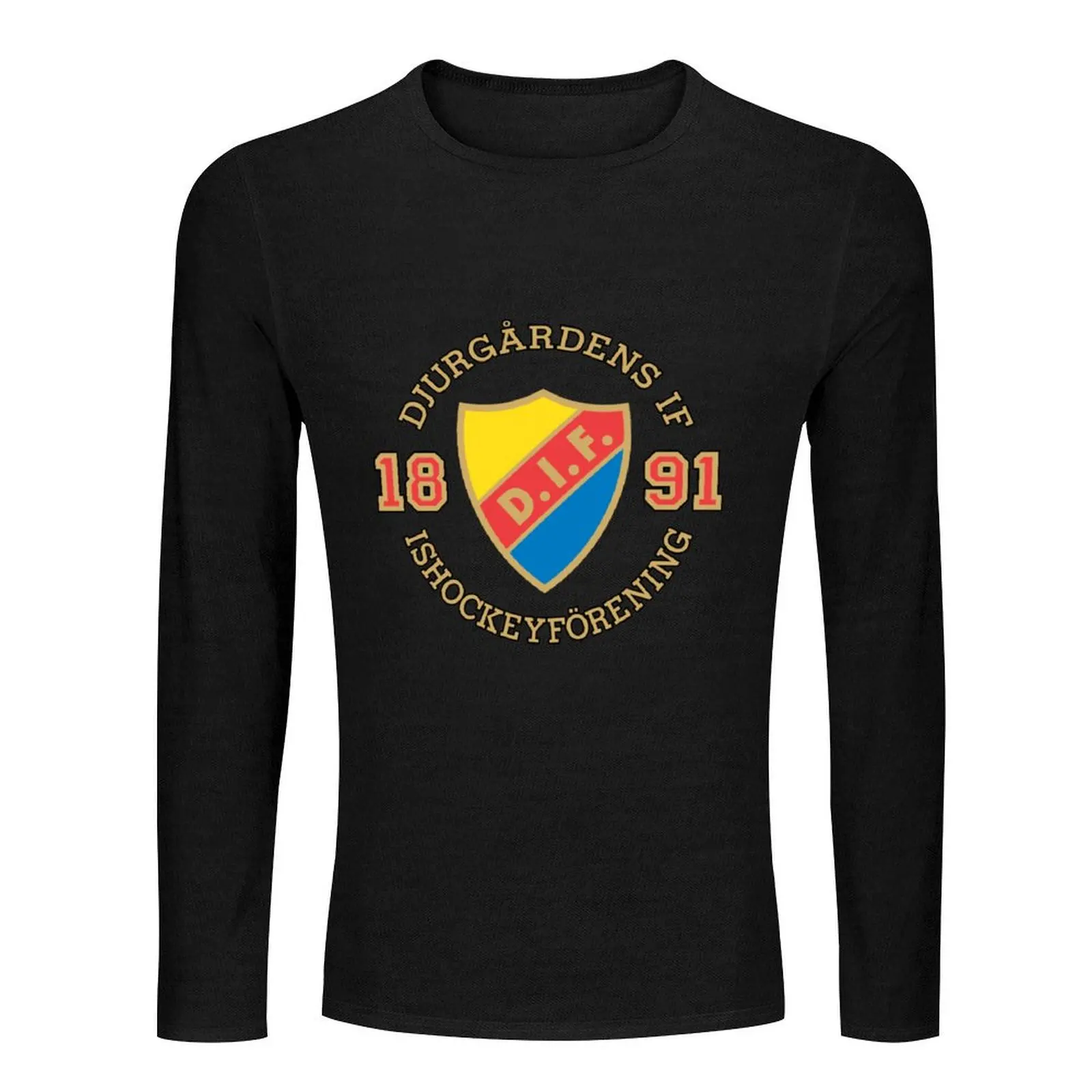 Djurg?rdens IF Hockey Long T-Shirt аниме одежда футболка для мальчика дизайнерская мужская