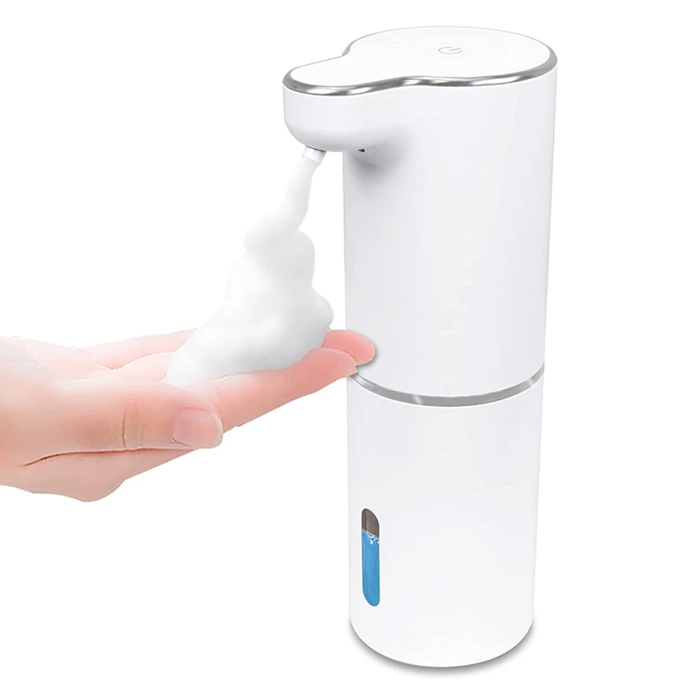 

New Automatic Foam Soap Dispensers Bathroom Smart Washing Hand Machine With USB Charging White High Quality ABS Material
