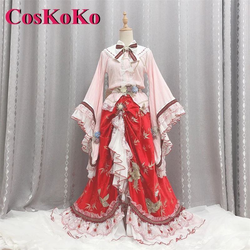 

CosKoKo Houraisan Kaguya Косплей Аниме игра Touhou костюм к-проект великолепное милое официальное платье для женщин вечерние