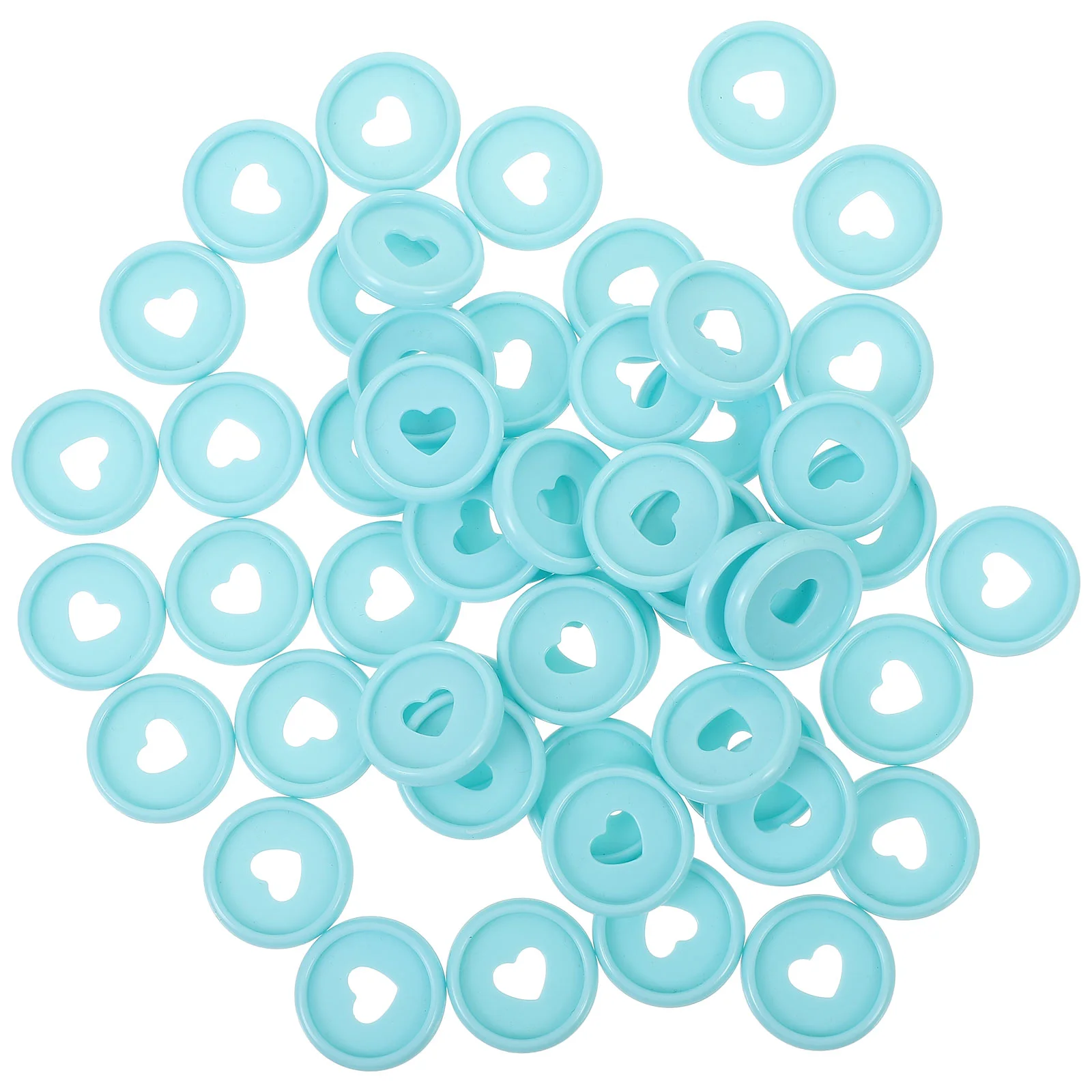 

50 Pcs Book Accessories Loose-leaf Expansion Disc Binding Supplies Buckle Plastic Buckles Notebook Binders Notebooks Discs